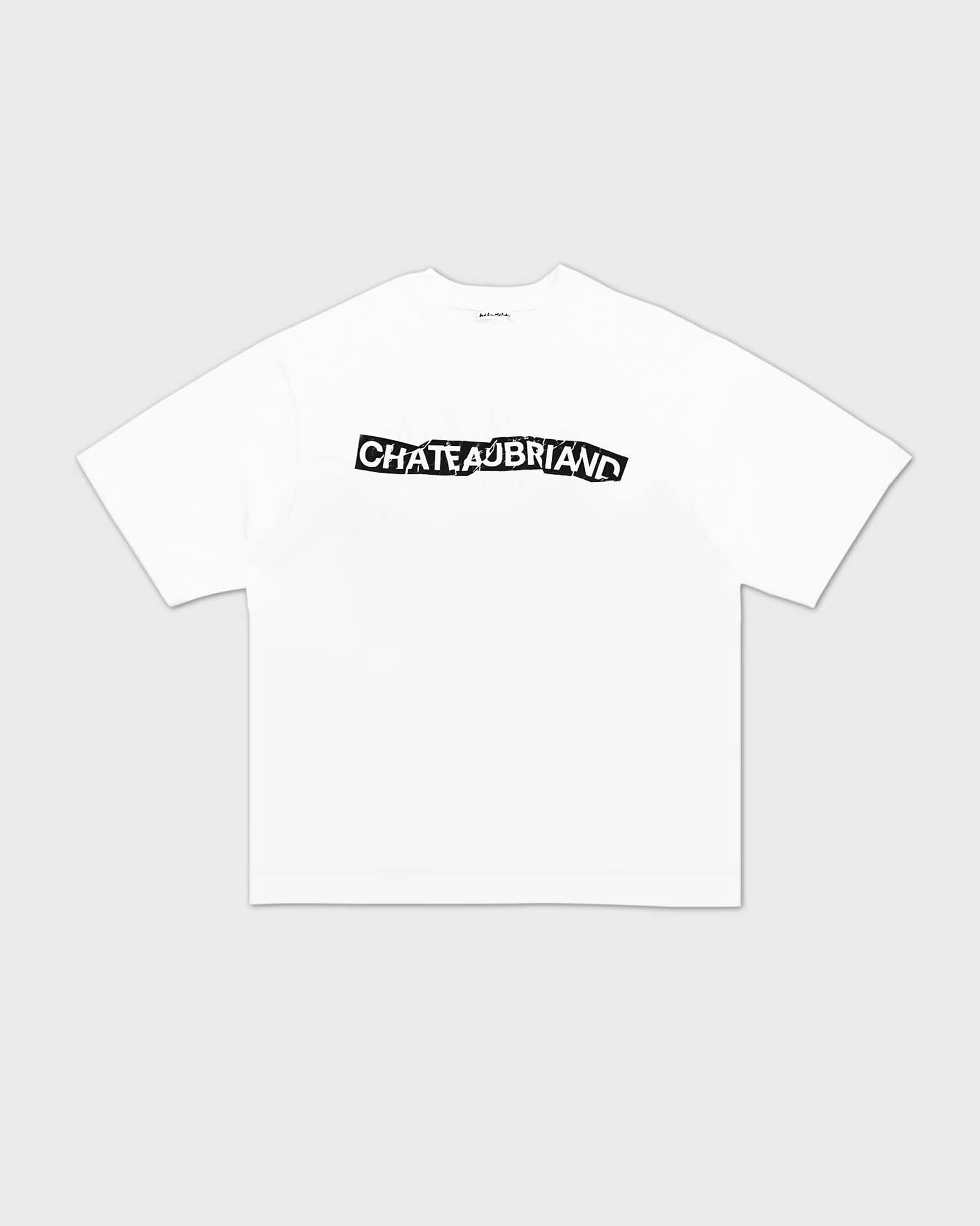 CHATEAUBRIAND BOX LOGO T-SHIRT WHITE