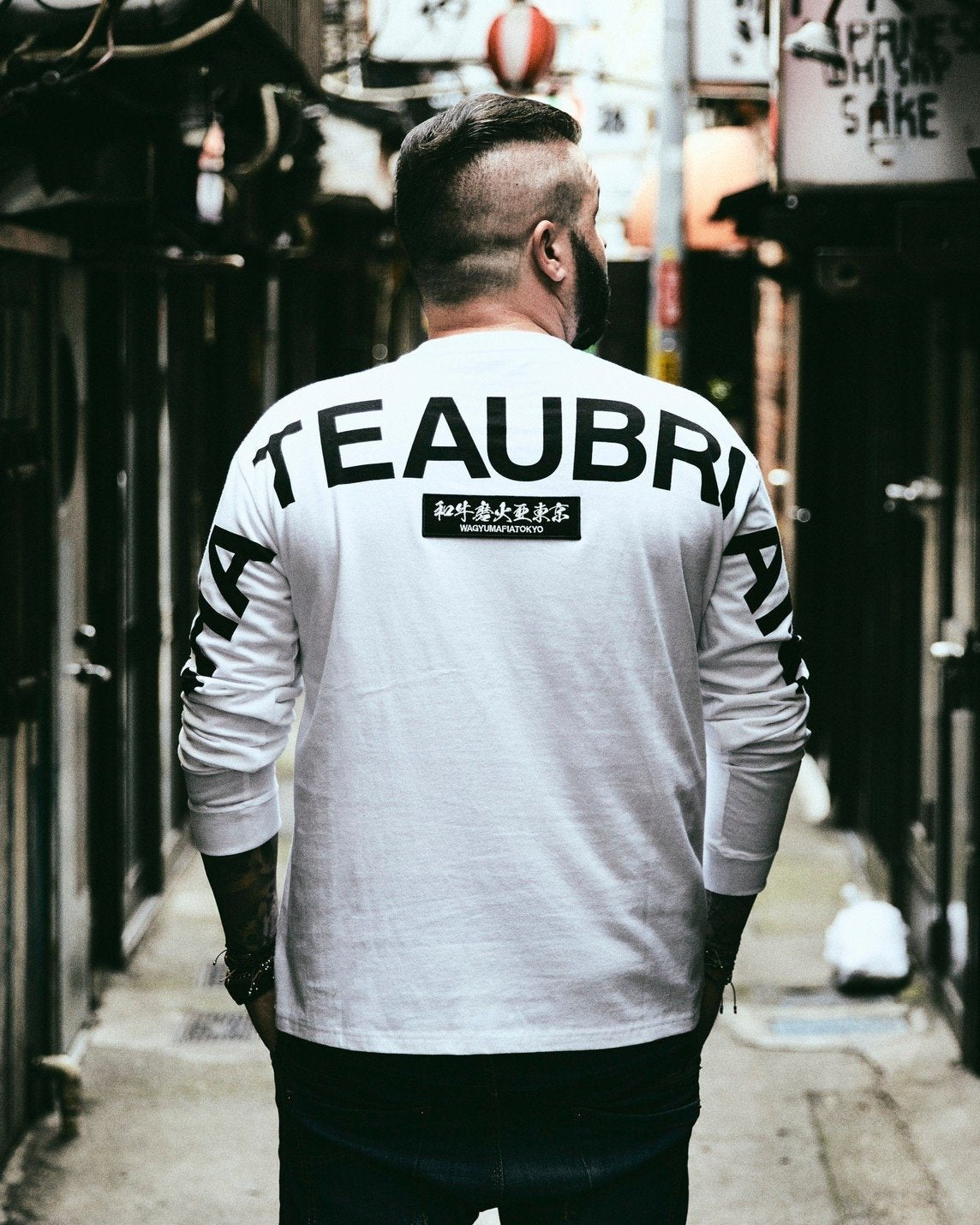 CHATEAUBRIAND BACKPRINT LONG T-SHIRT WHITE