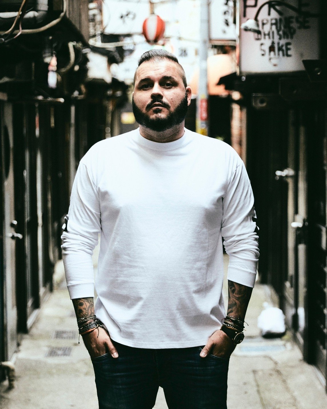 CHATEAUBRIAND BACKPRINT LONG T-SHIRT WHITE
