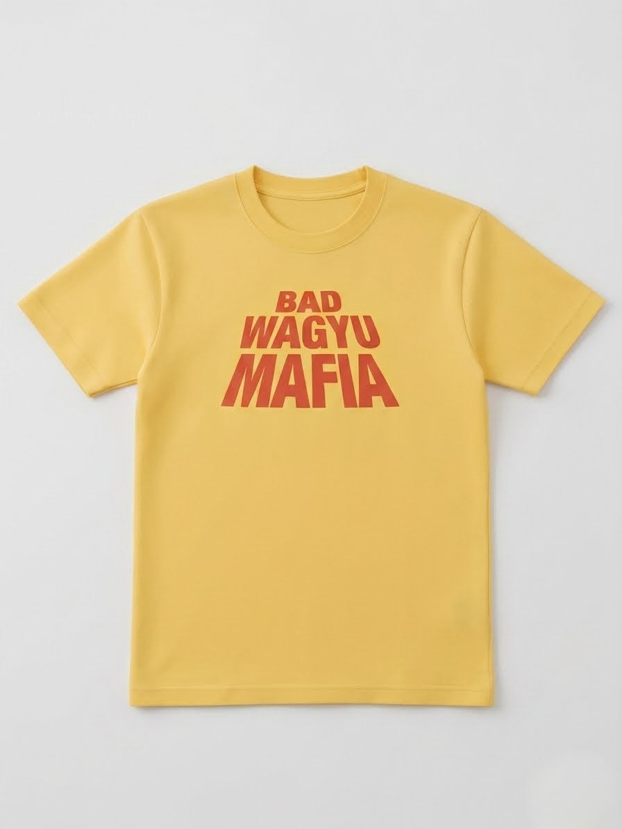 BAD WAGYUMAFIA T-SHIRT YELLOW