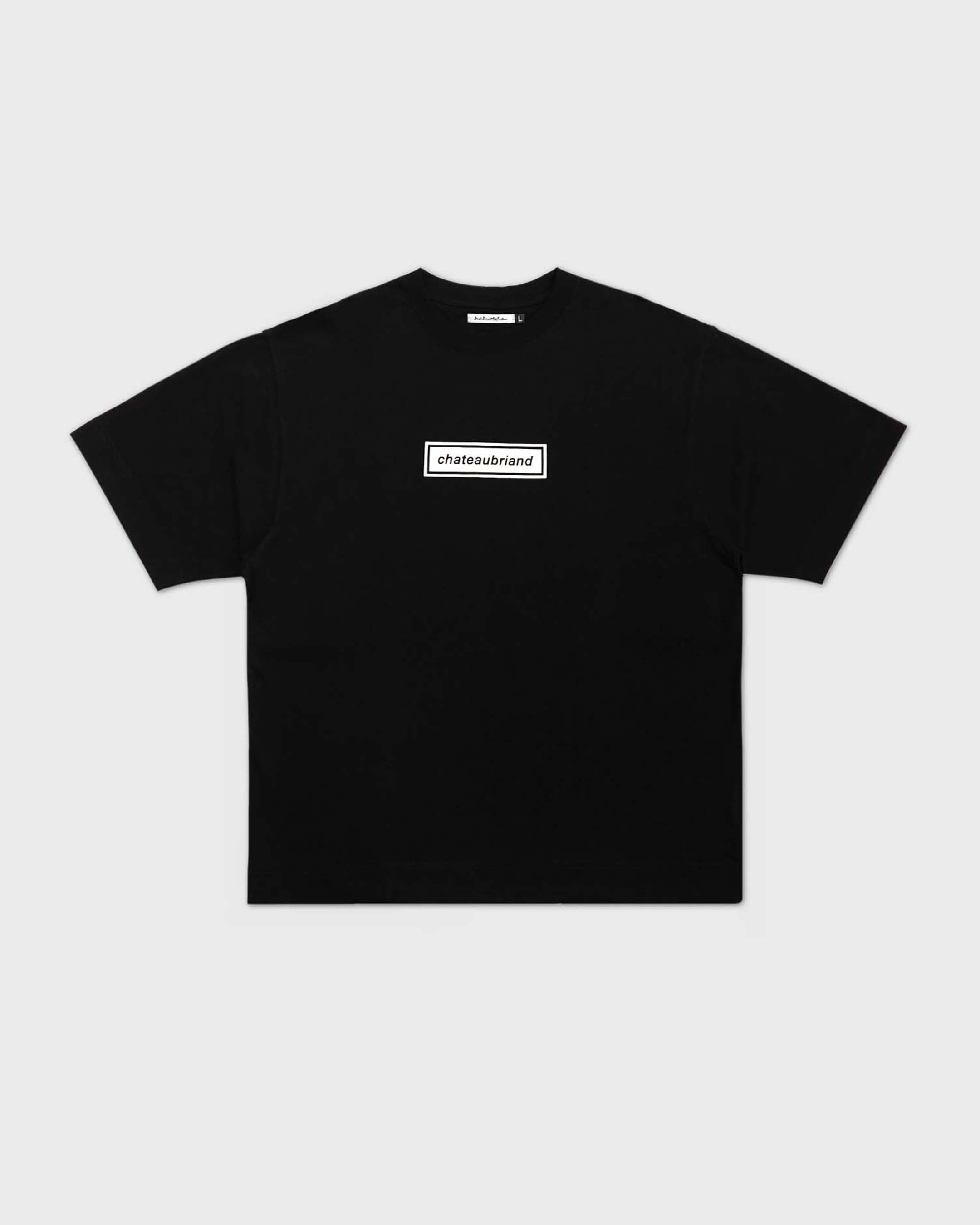 NEW CHATEAUBRIAND BOX LOGO T-SHIRT WHITE / BLACK
