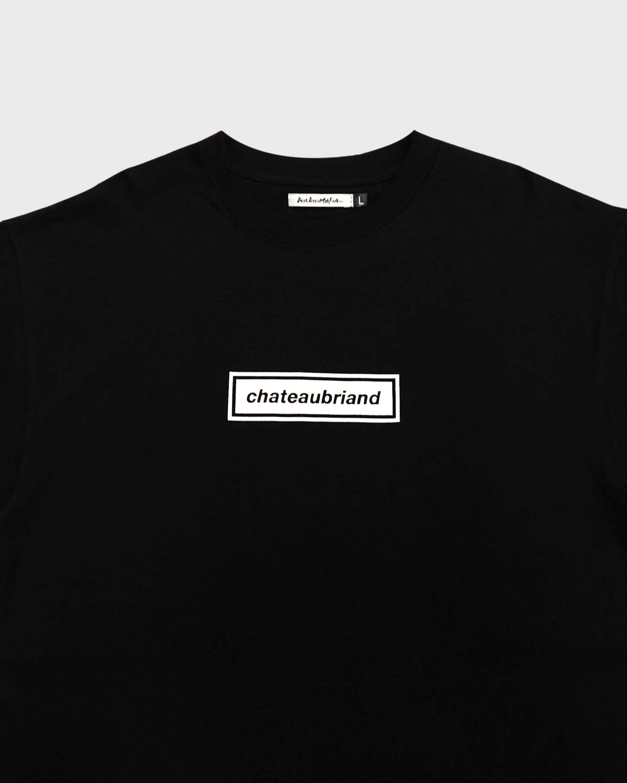 NEW CHATEAUBRIAND BOX LOGO T-SHIRT WHITE / BLACK
