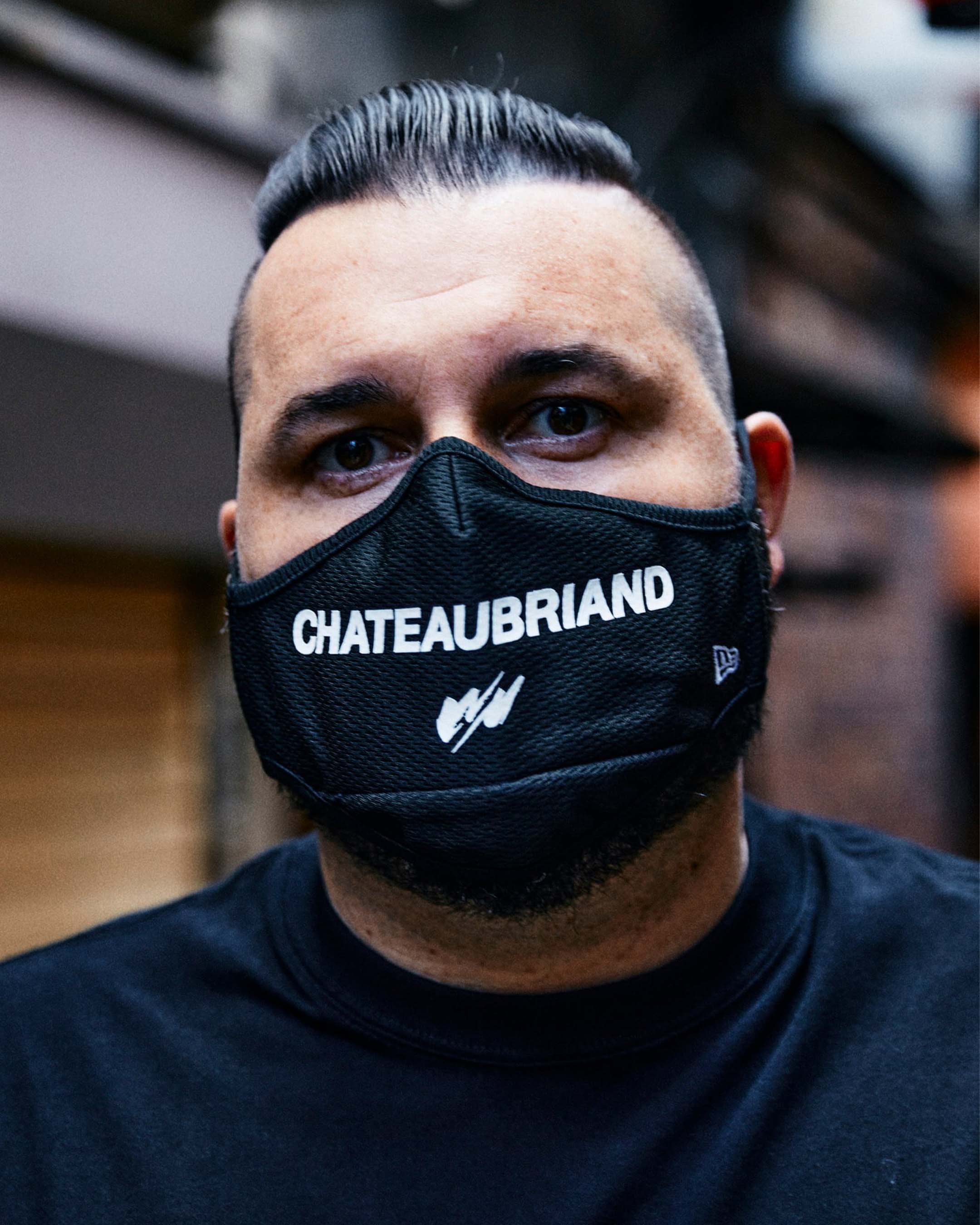 NEW ERA × CHATEAUBRIAND MASK “CHATEAUBRIAND & WM” LOGO