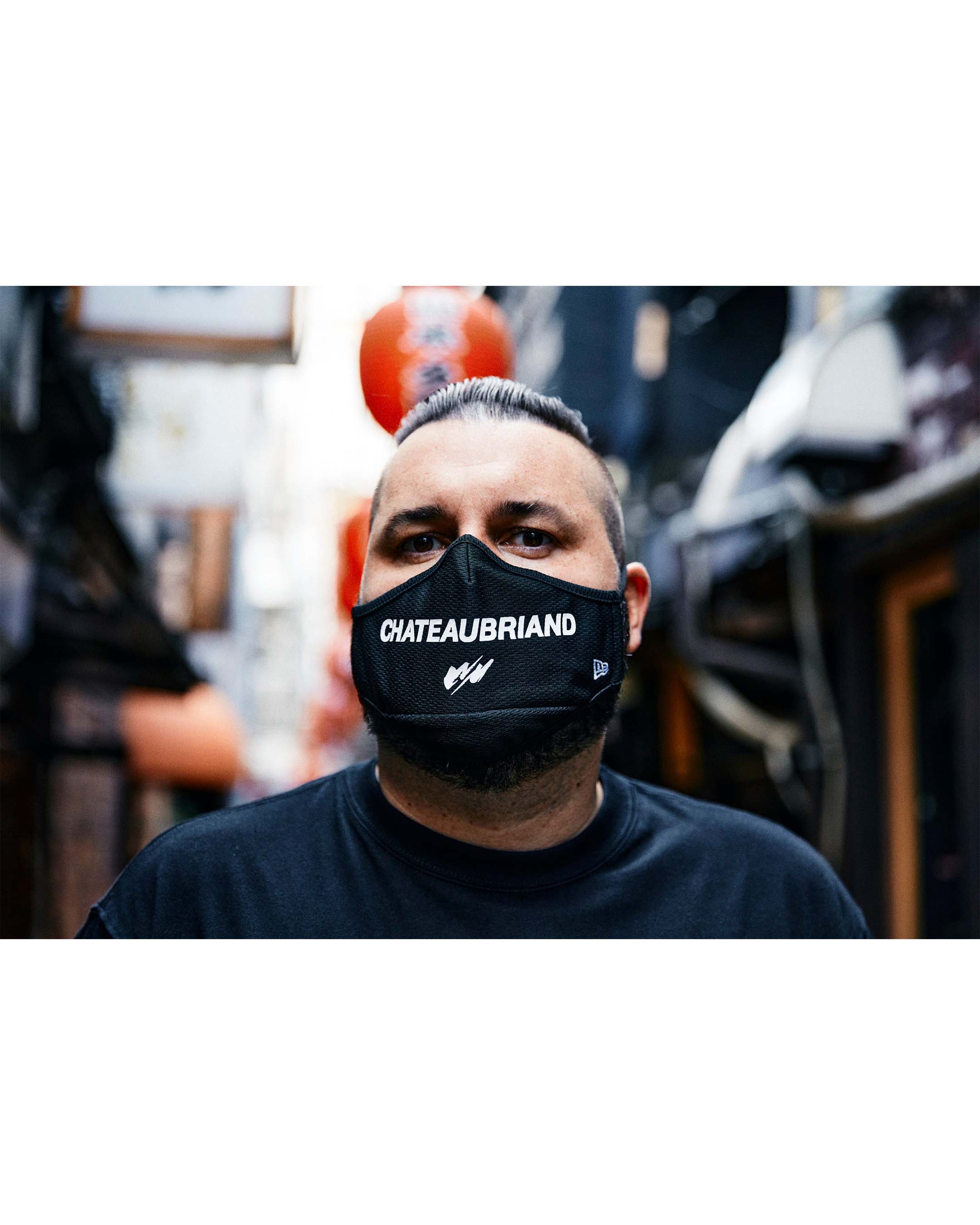 NEW ERA × CHATEAUBRIAND MASK “CHATEAUBRIAND & WM” LOGO