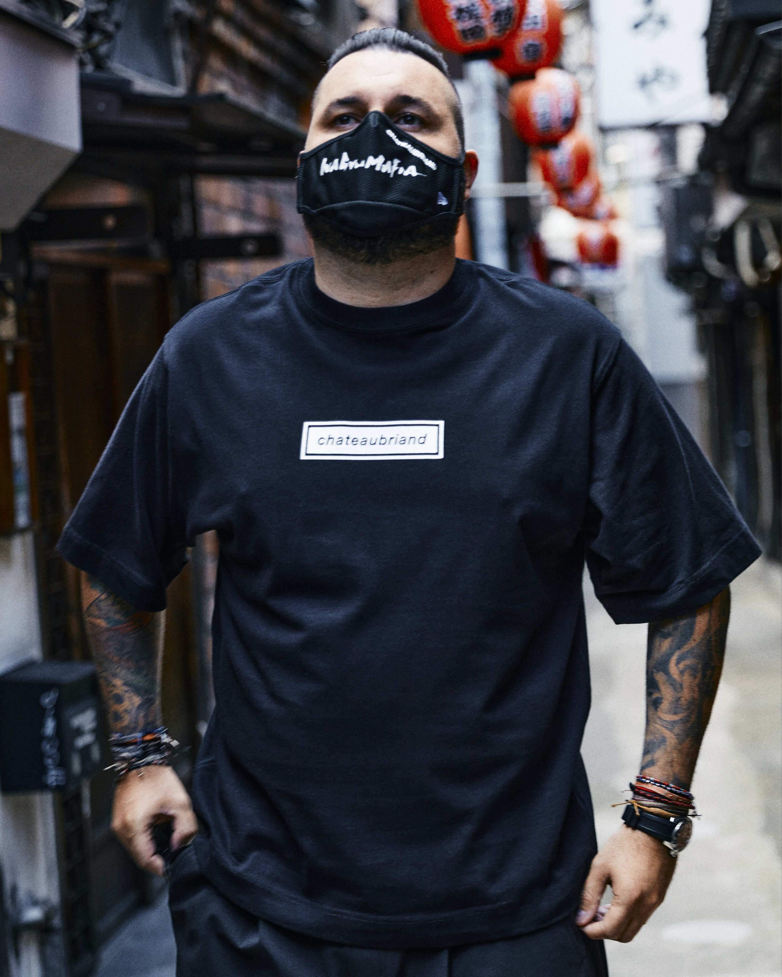 NEW CHATEAUBRIAND LOGO T-SHIRT 2021 WHITE / BLACK