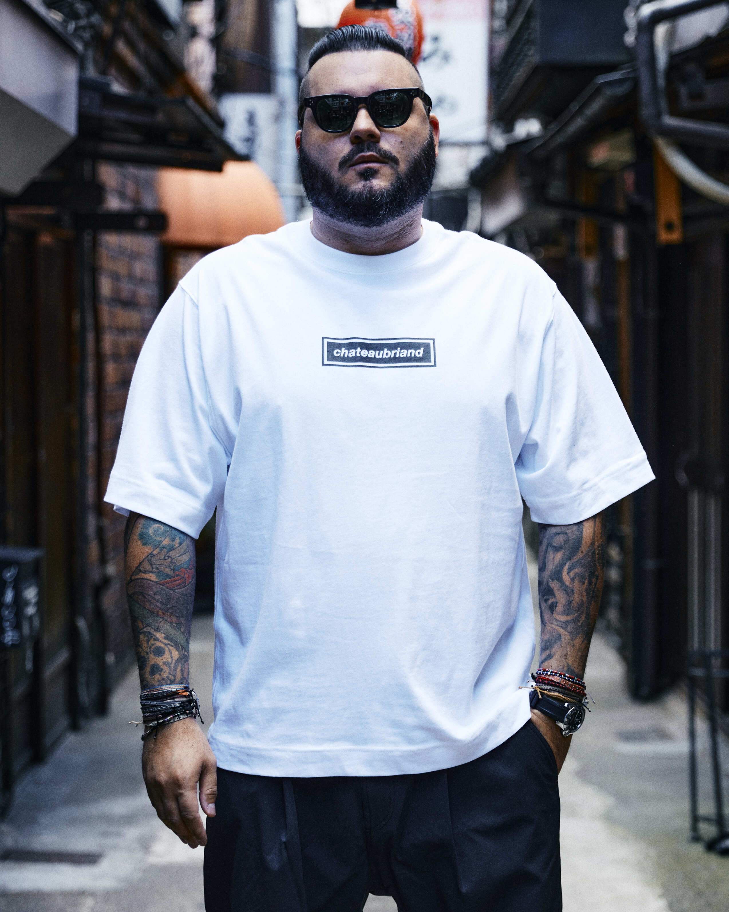 NEW CHATEAUBRIAND LOGO T-SHIRT 2021 WHITE / BLACK