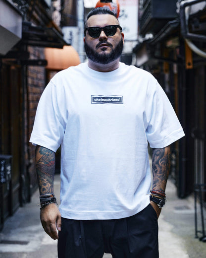 NEW CHATEAUBRIAND LOGO T-SHIRT 2021 WHITE / BLACK
