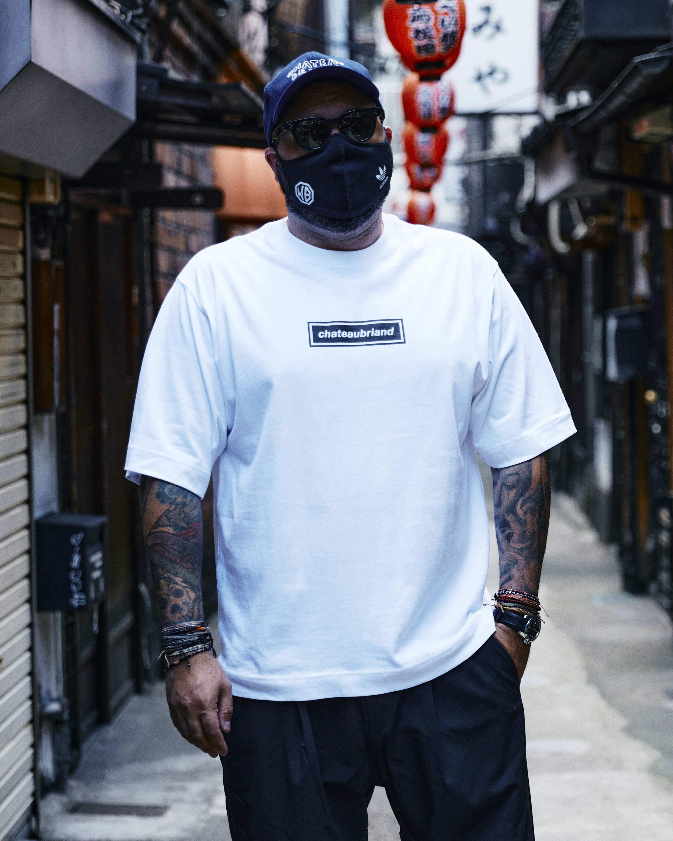NEW CHATEAUBRIAND LOGO T-SHIRT 2021 WHITE / BLACK