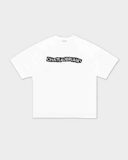 CHATEAUBRIAND BOX LOGO T-SHIRT WHITE