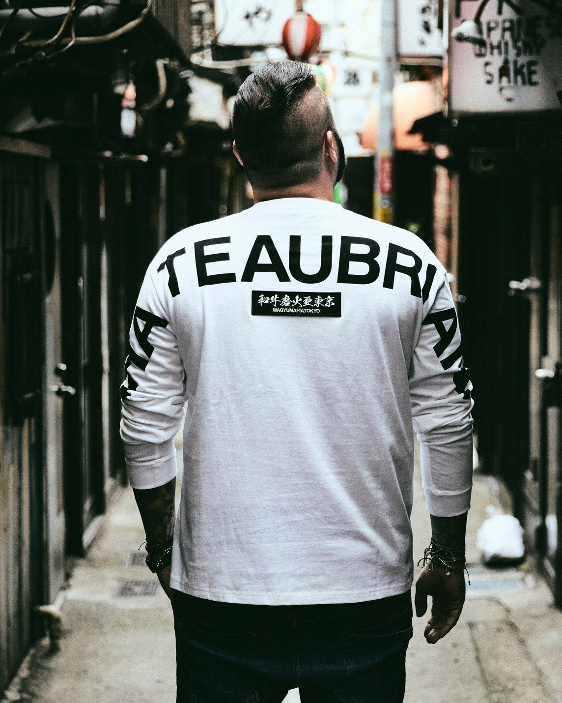 CHATEAUBRIAND BACKPRINT LONG T-SHIRT WHITE