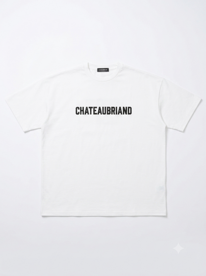 CHATEAUBRIAND ITALIC LOGO T-SHIRT
