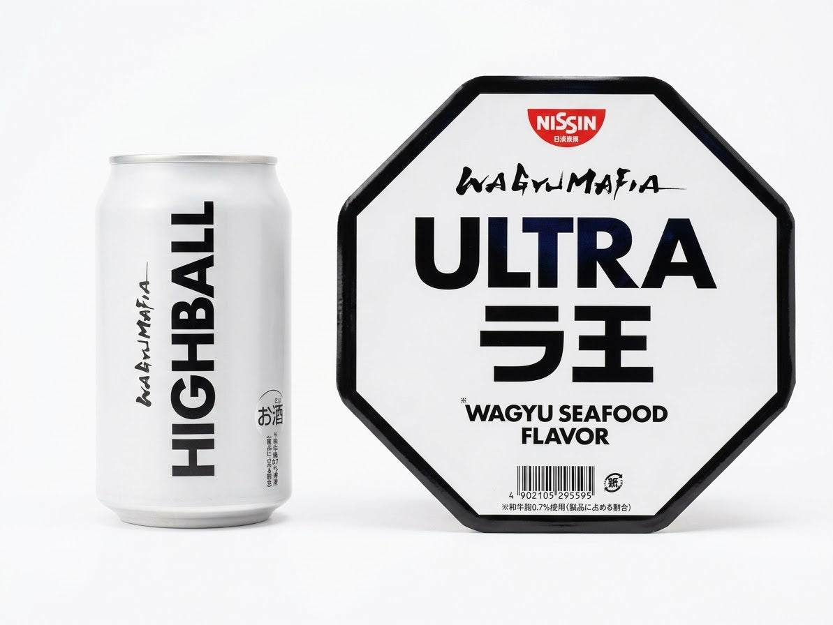 WAGYUMAFIA ORIGINAL HIGHBALL (24cans) ＆ WAGYUMAFIA ULTRAラ王 WAGYU SEAFOOD FLAVOR (1ケース12食入)