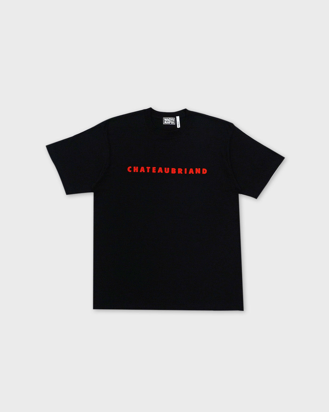 CHATEAUBRIAND EMBROIDERED T-SHIRT BLACK
